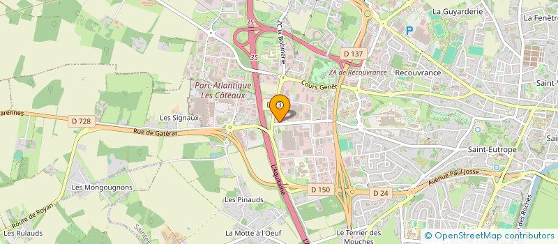 localisation de l'entreprise SANHEYI  SAINTES