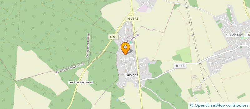 localisation de l'entreprise SANI 27 à ANGERVILLE-LA-CAMPAGNE