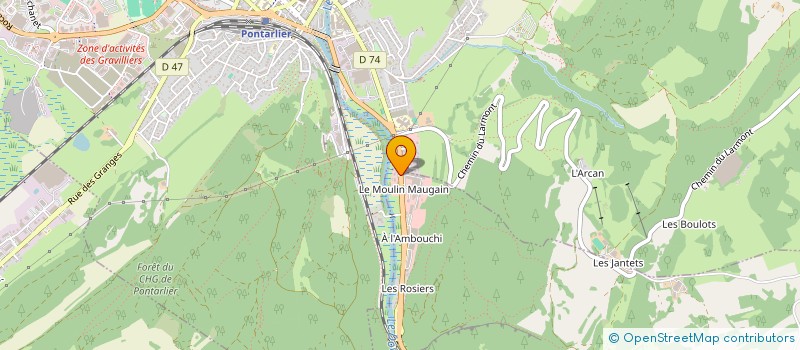 localisation de l'entreprise SANI&CHAU  LA CLUSE-ET-MIJOUX