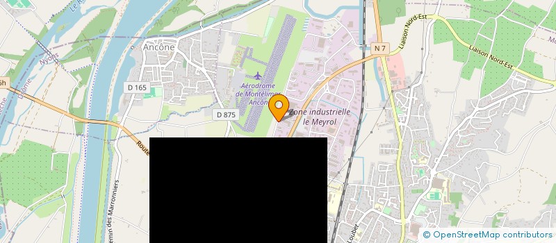 localisation de l'entreprise SANI CHAUD à MONTELIMAR