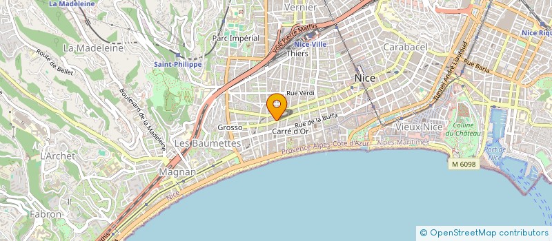 localisation de l'entreprise SANI CHAUFF 06 à NICE