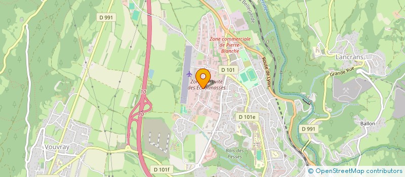 localisation de l'entreprise SANI CHAUFF à VALSERHONE