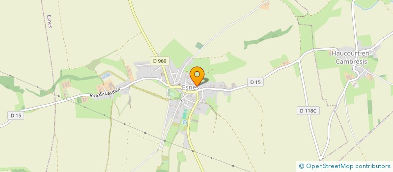 localisation de l'entreprise SANI'CHAUFF à ESNES