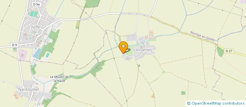 localisation de l'entreprise SANI-CHAUFF PLOMBERIE  VINANTES