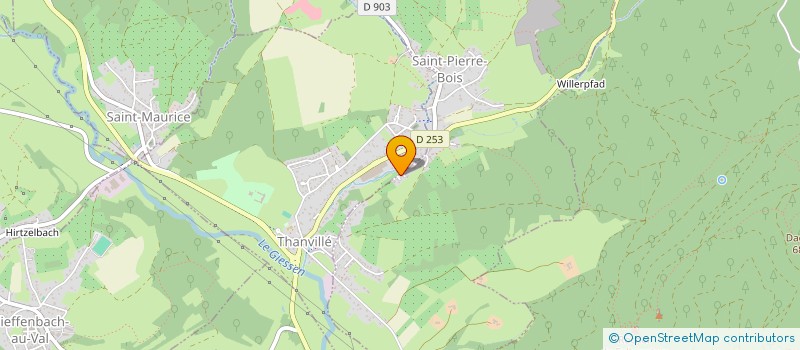 localisation de l'entreprise SANI CHAUFFE à TRIEMBACH-AU-VAL
