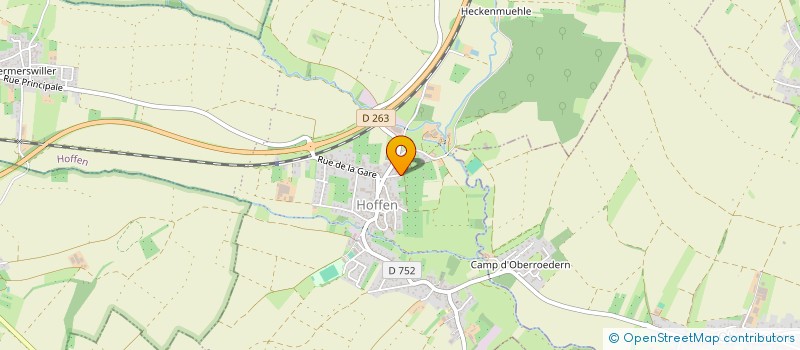 localisation de l'entreprise SANI CHAUFFE à HOFFEN