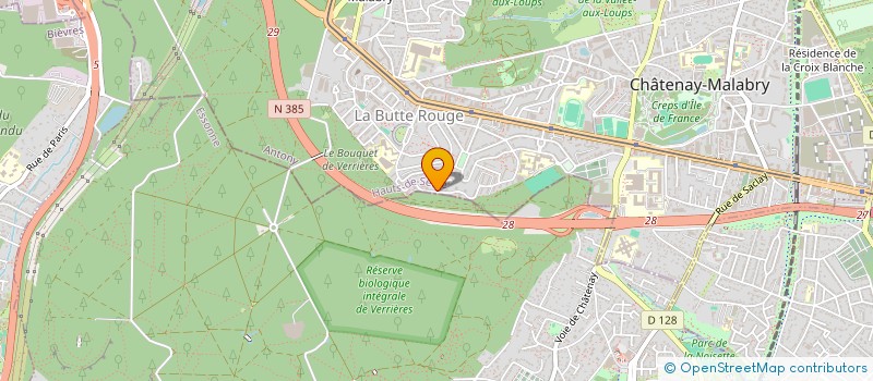 localisation de l'entreprise SANI CHAUFFE CONFORT à CHATENAY-MALABRY