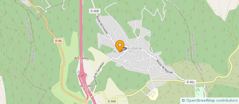 localisation de l'entreprise SANI CHAUFFE SERVICES à BELCODENE