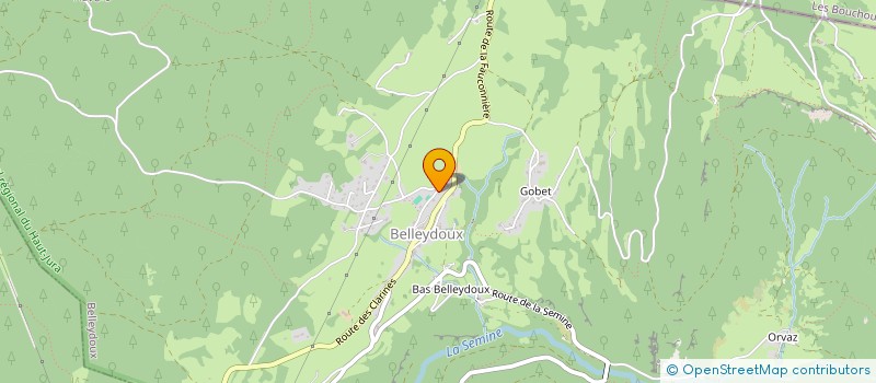 localisation de l'entreprise SANI-CLIM à BELLEYDOUX