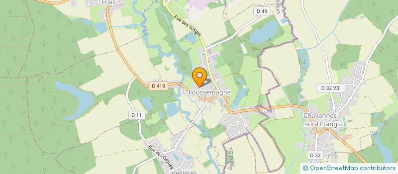 localisation de l'entreprise SANI CLIM CHAUFF EST  BETHONVILLIERS