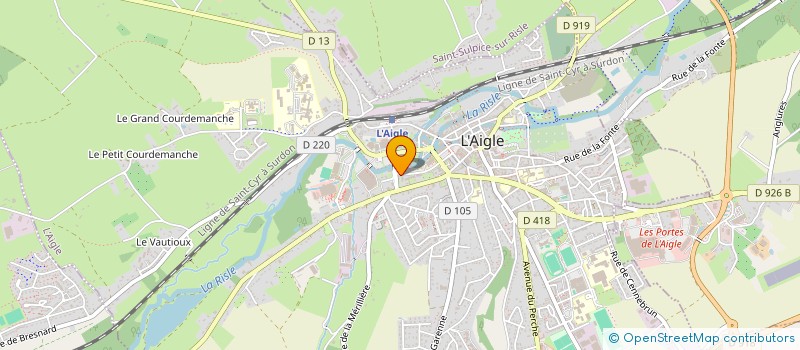 localisation de l'entreprise SANI CONCEPT à L'AIGLE
