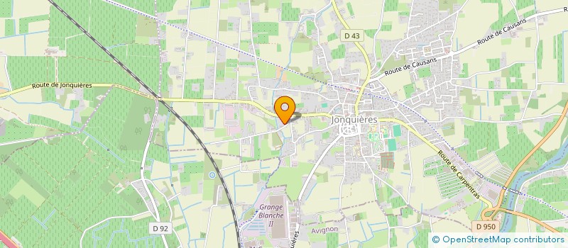 localisation de l'entreprise SANI CONSTRUCTION à JONQUIERES