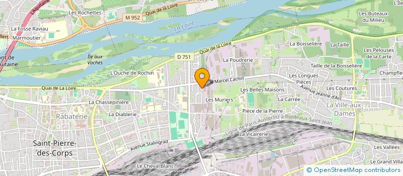 localisation de l'entreprise SANI-DEPANNAGE à SAINT-PIERRE-DES-CORPS