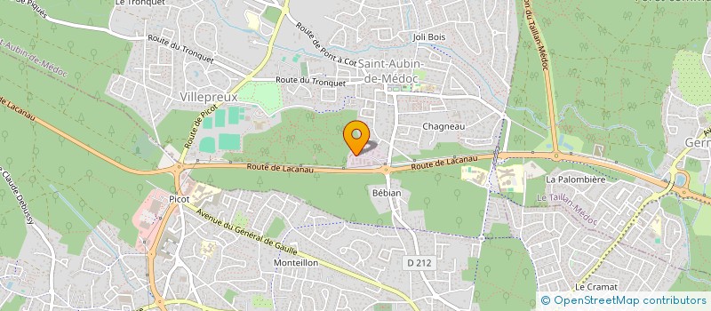 localisation de l'entreprise SANI DESIGN RENOVATION  SAINT-AUBIN-DE-MEDOC