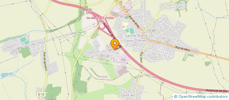 localisation de l'entreprise SANI ELEC  SAINTE-MARIE-AUX-CHENES