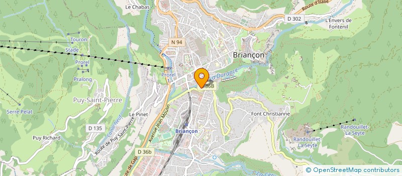 localisation de l'entreprise SANI-ELEC à BRIANCON