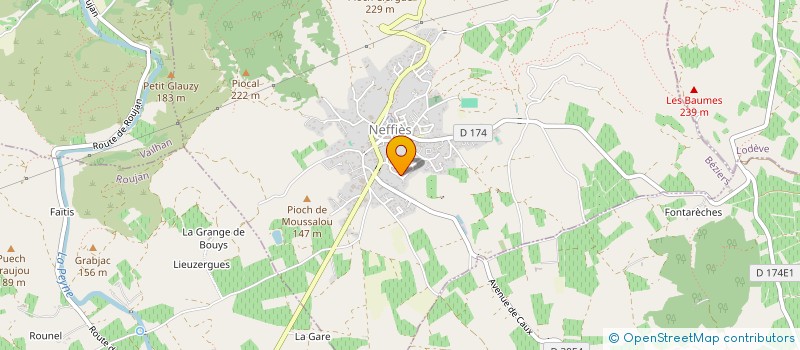 localisation de l'entreprise SANI ELEC SERVICE  NEFFIES