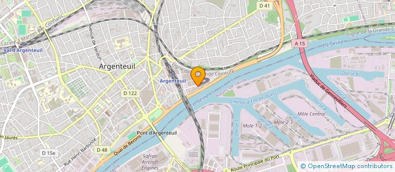 localisation de l'entreprise SANI EMAIL  ARGENTEUIL