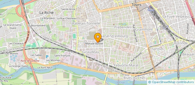 localisation de l'entreprise SANI ET SALVI-SETS UNIVERSALIS à TOURS