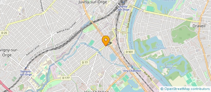 localisation de l'entreprise SANI FLUIDES à VIRY-CHATILLON