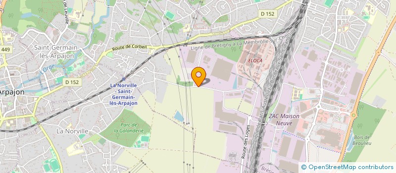 localisation de l'entreprise SANI / ILE DE FRANCE à SAINT-GERMAIN-LES-ARPAJON