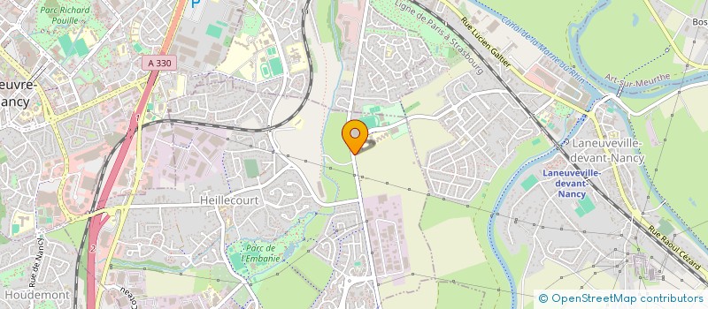 localisation de l'entreprise SANI NANCY  HEILLECOURT