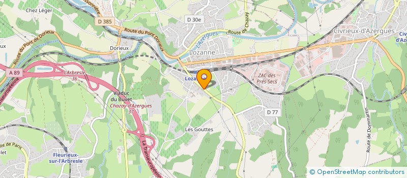 localisation de l'entreprise SANI PHIL  LOZANNE