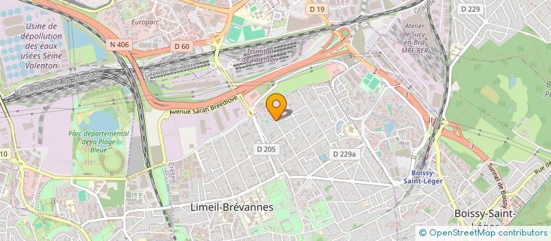 localisation de l'entreprise SANI SERVICE  LIMEIL-BREVANNES