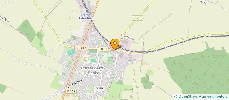 localisation de l'entreprise SANI SERVICES  ESTREES-SAINT-DENIS