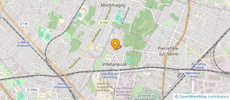 localisation de l'entreprise SANI-SERVICES à VILLETANEUSE