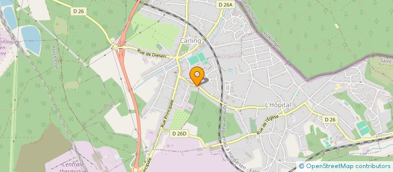 localisation de l'entreprise SANI STOCK à L'HOPITAL