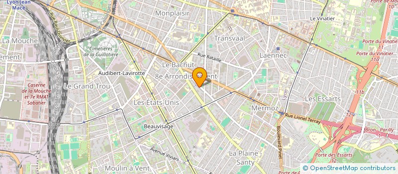 localisation de l'entreprise SANI SUPPORT  LYON