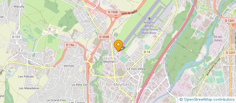 localisation de l'entreprise SANI-TECHNIC à ANNECY