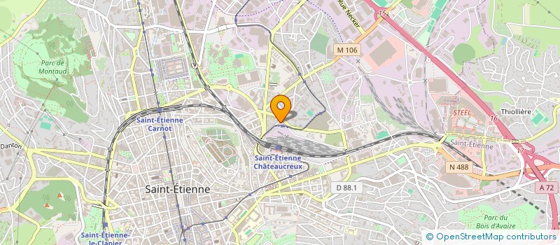 localisation de l'entreprise SANI THERMI DISTRIBUTION à SAINT-ETIENNE