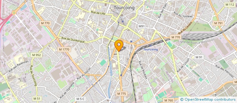 localisation de l'entreprise SANI THERMIC MAINTENANCE  TOURCOING