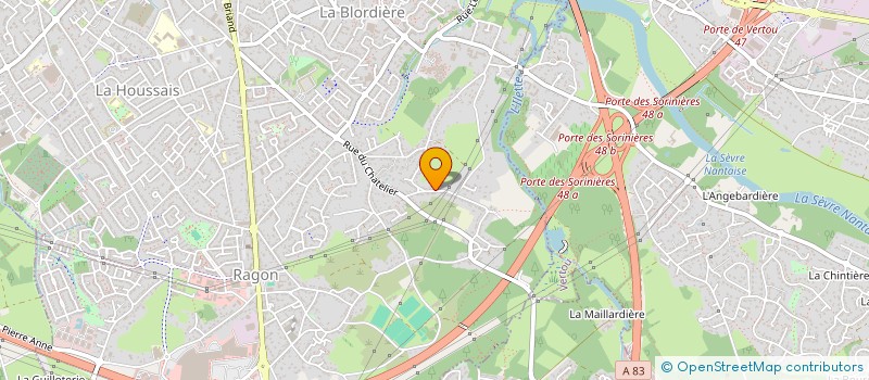 localisation de l'entreprise SANI THERMIK à REZE