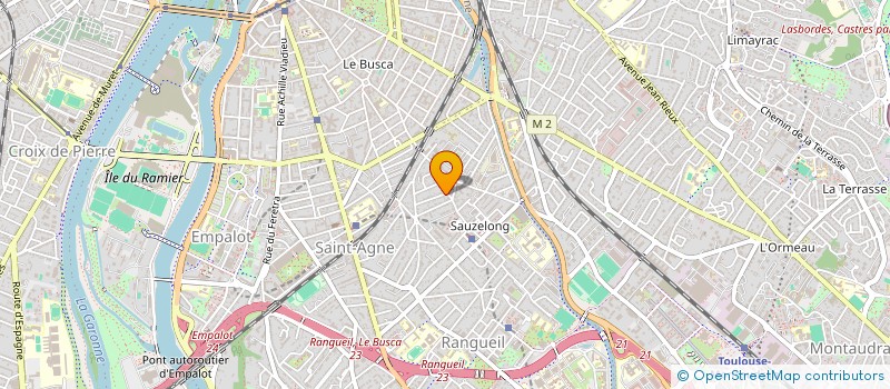 localisation de l'entreprise SANI ZAGO  TOULOUSE