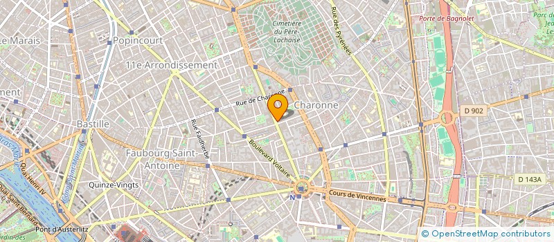 localisation de l'entreprise SANIA  PARIS