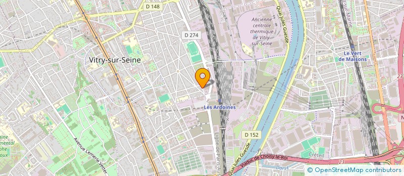 localisation de l'entreprise SANIA LOBBEN à VITRY-SUR-SEINE