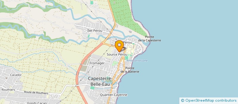 localisation de l'entreprise SANIB-EA à CAPESTERRE-BELLE-EAU