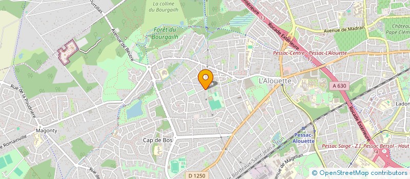 localisation de l'entreprise SANIBLOC  PESSAC