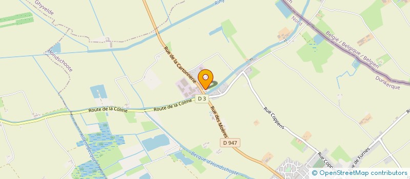 localisation de l'entreprise SANICARE SCI  HONDSCHOOTE