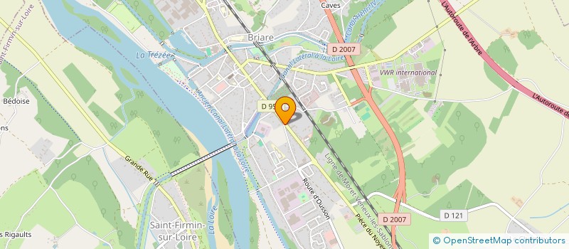 localisation de l'entreprise SANICARRELAGE  BRIARE