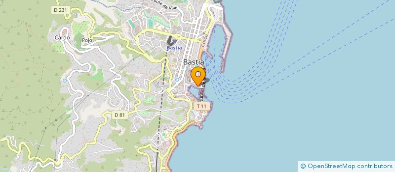 localisation de l'entreprise SANICHAUF à BASTIA