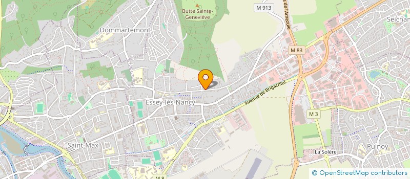 localisation de l'entreprise SANICHAUFF  ESSEY-LES-NANCY