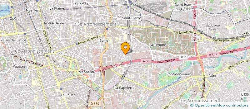 localisation de l'entreprise SANICLIM PROVENCE à MARSEILLE
