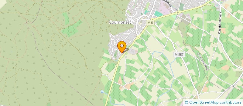 localisation de l'entreprise SANICLIMATHERM  COURNONSEC