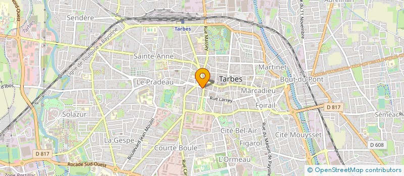 localisation de l'entreprise SANICOMPO à TARBES