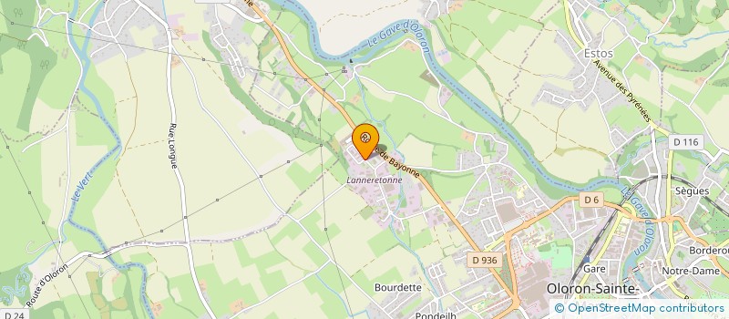 localisation de l'entreprise SANICONFORT à OLORON-SAINTE-MARIE