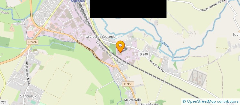 localisation de l'entreprise SANICOOPA à ARGENTAN